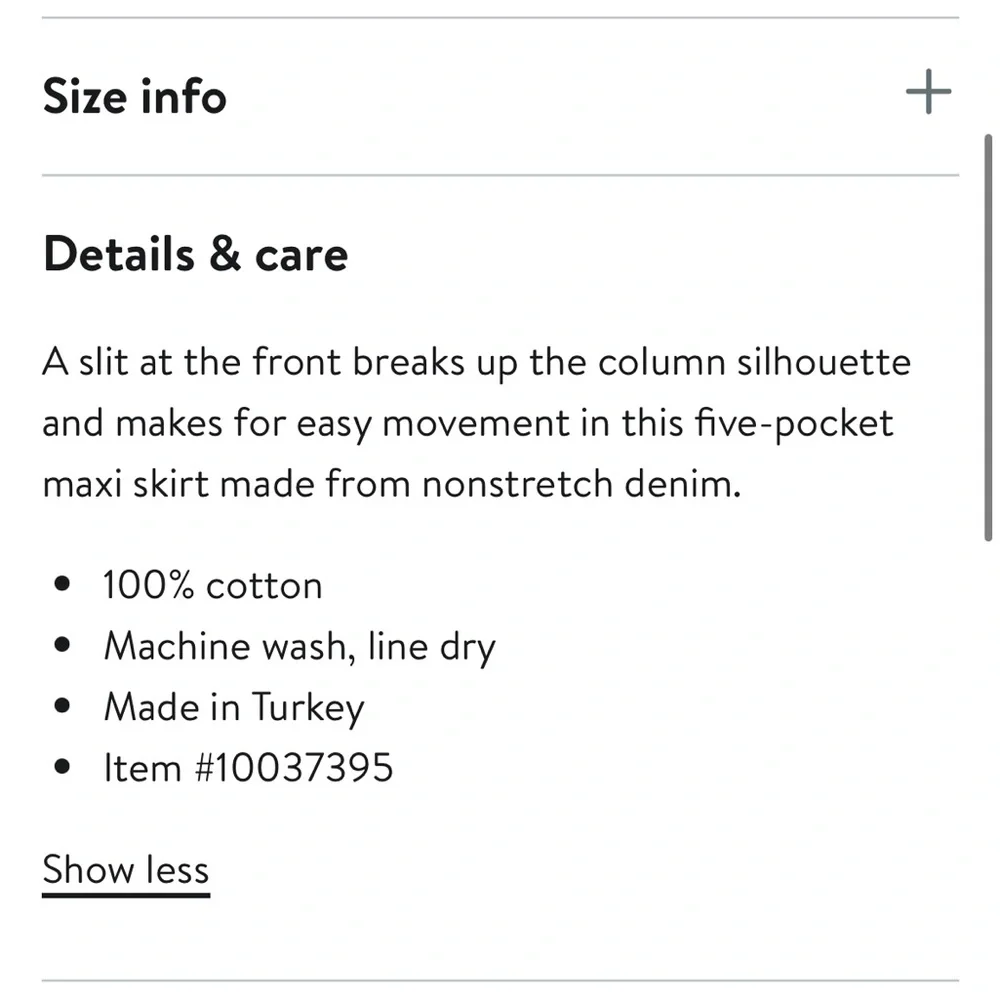 Mango Blue Denim Maxi Skirt - Picture 6 of 10